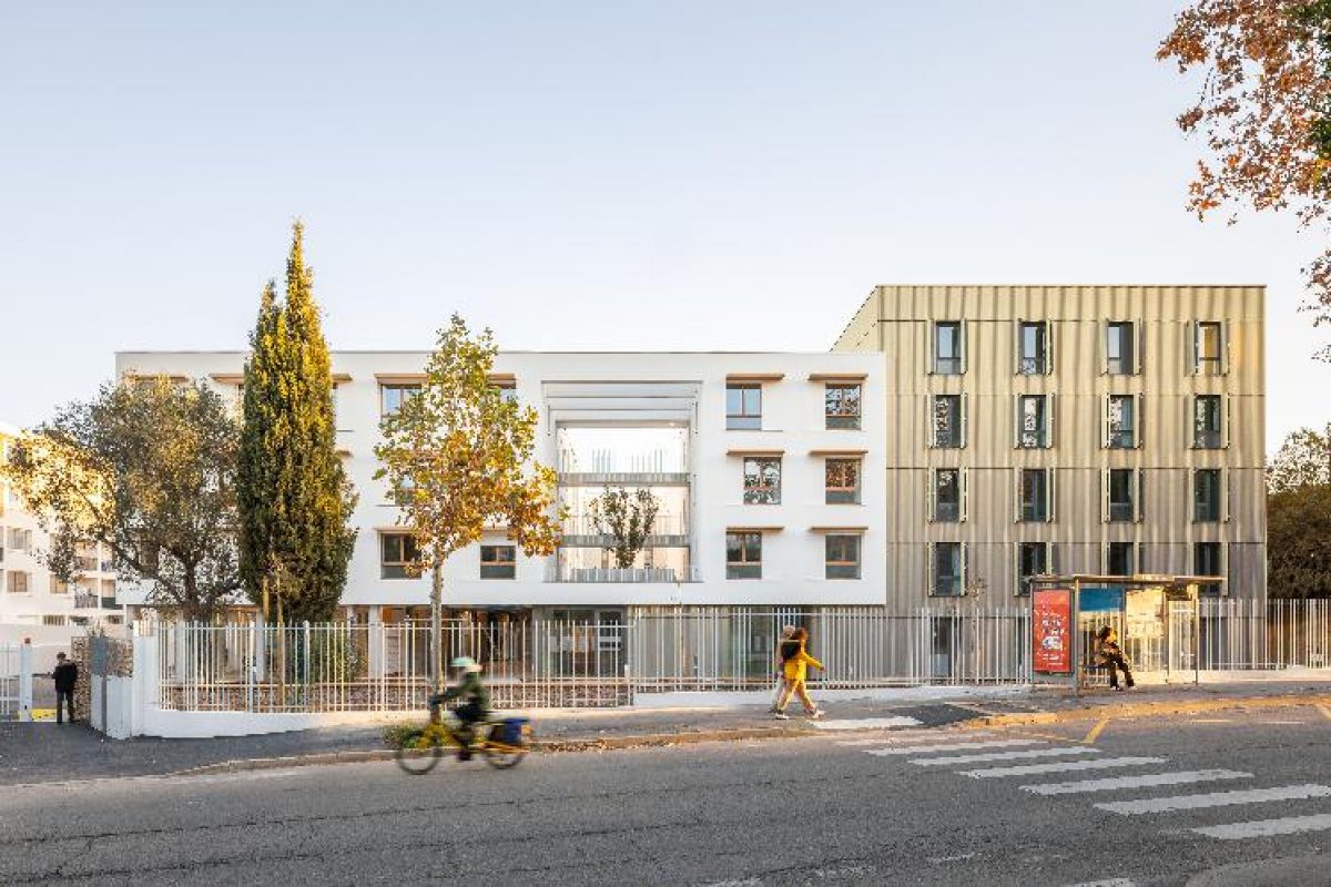 Le Lavandin à Montpellier — Résidence sociale + pension de familles 282 logements — Conception-réalisation — MATERIA MOE